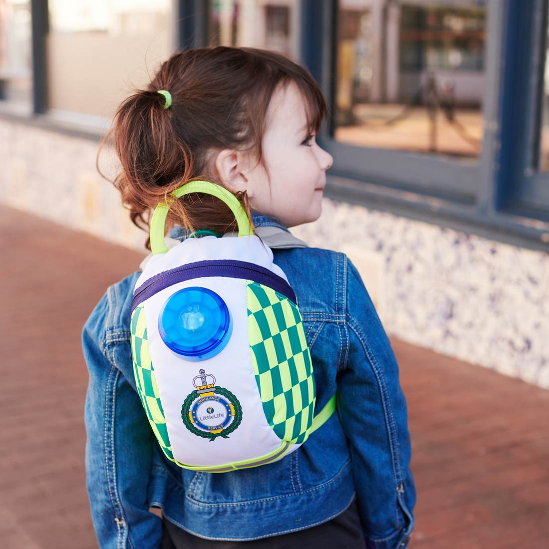 Ambulance Toddler Backpack with Rein