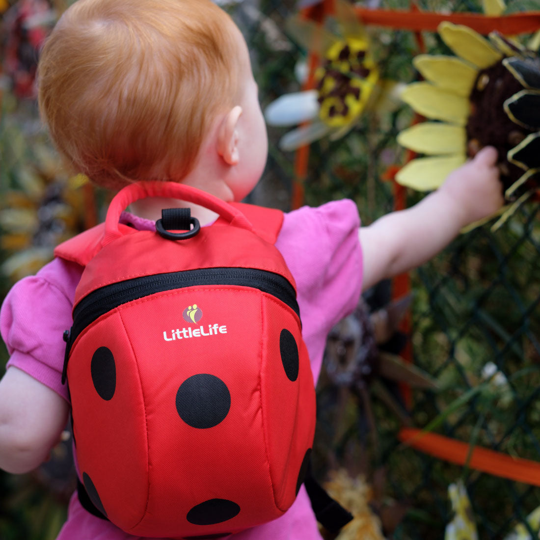 Ladybird Toddler Backpack with Rein