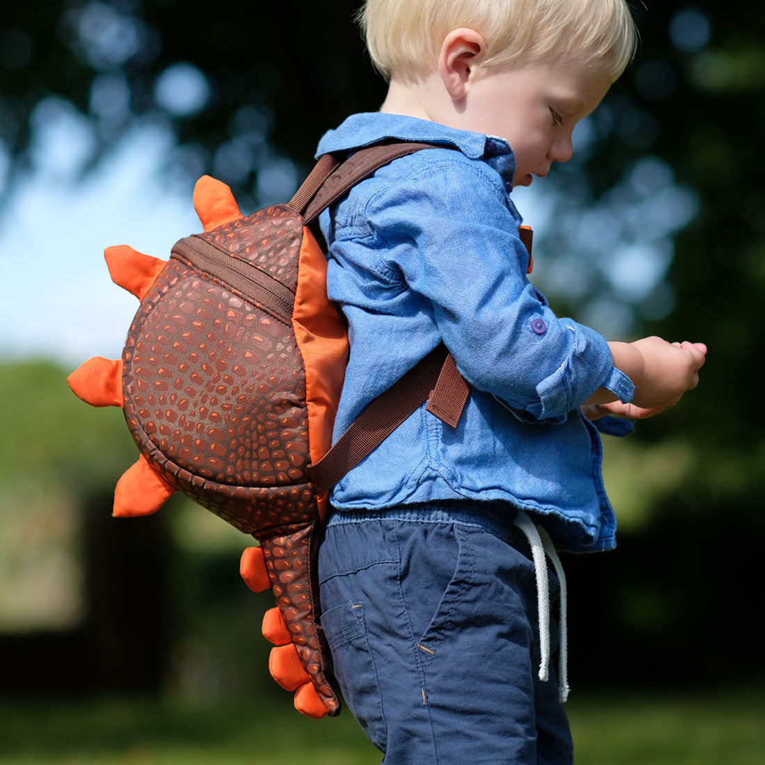 Dinosaur Toddler Backpack with Rein (Spike)