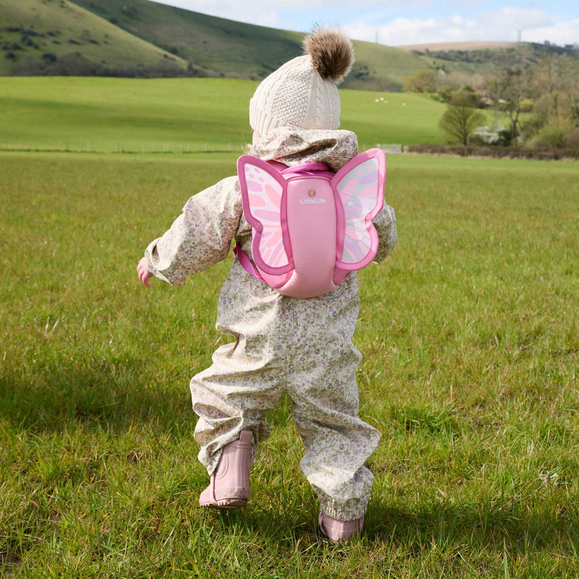 Butterfly Toddler Backpack with Rein