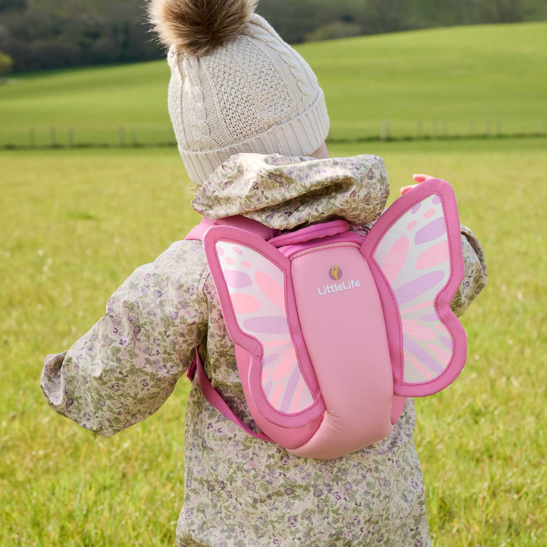 Butterfly Toddler Backpack with Rein