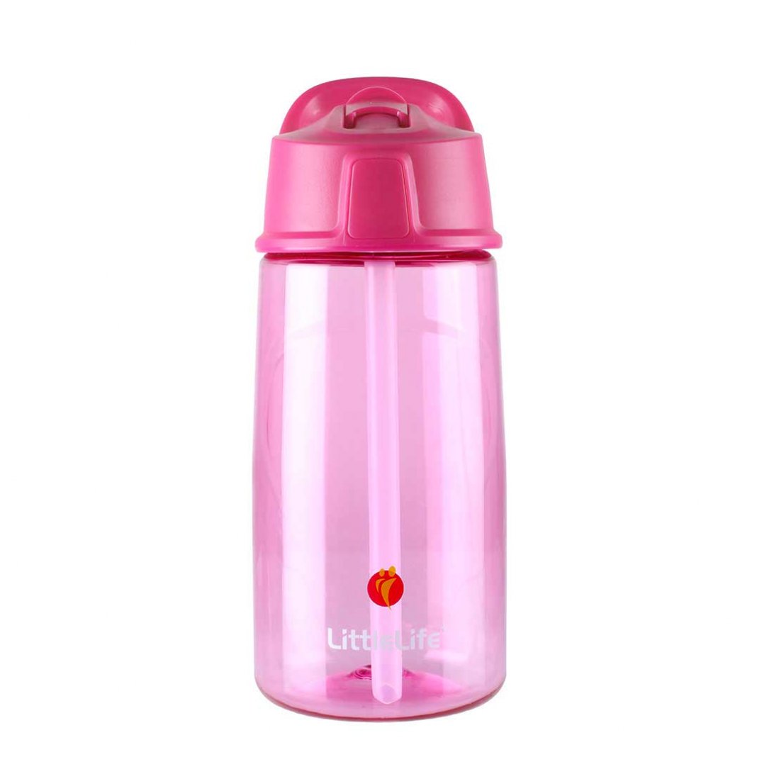 Kids Flip-Top Water Bottle - variant[Pink]